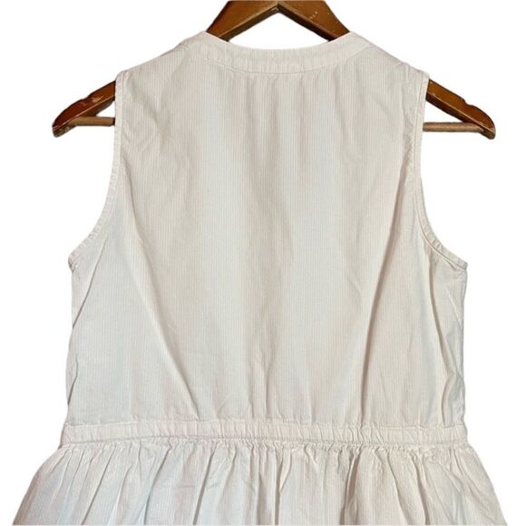 Gap white sleeveless dress with drawstring waist - Picture 12 of 13